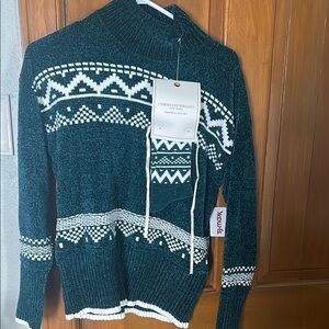 Christian Siriano Men's Green Sweater